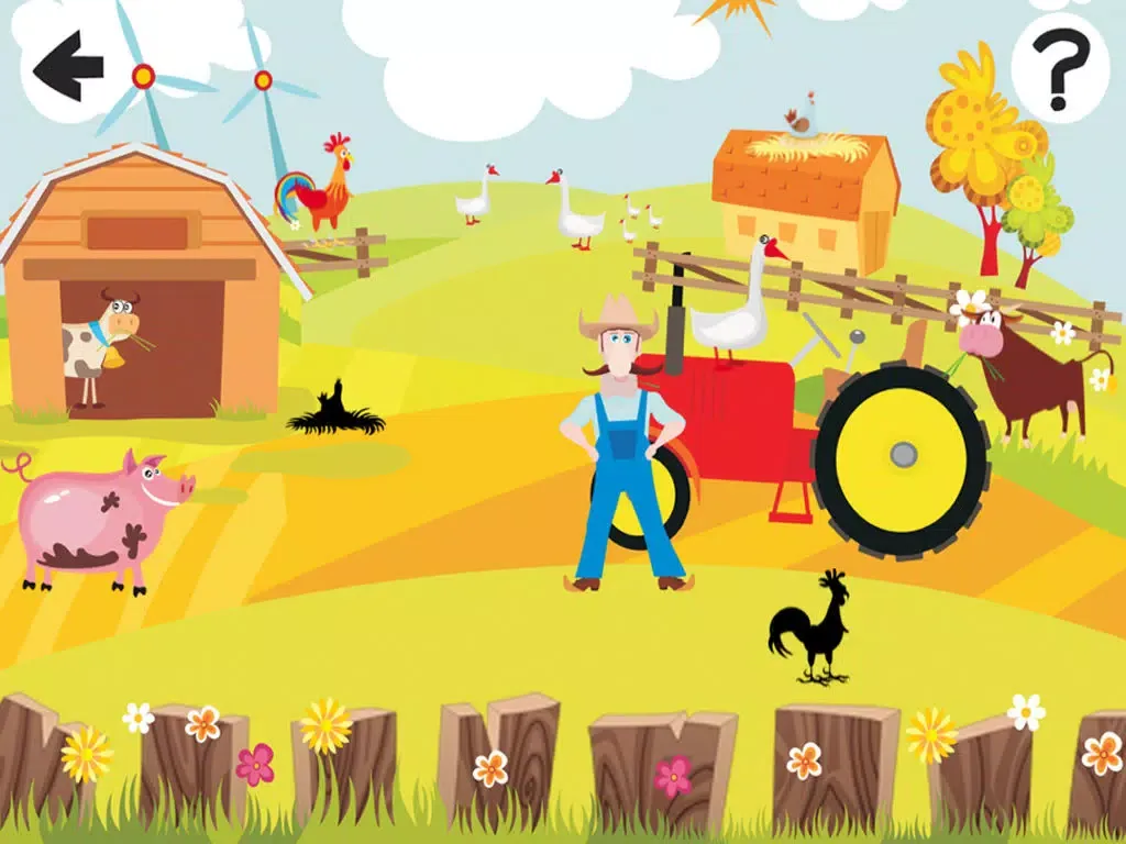Zrzuty ekranu A Farmer-s Kids Game to Learn and Play with Happy Animal-s iPad 