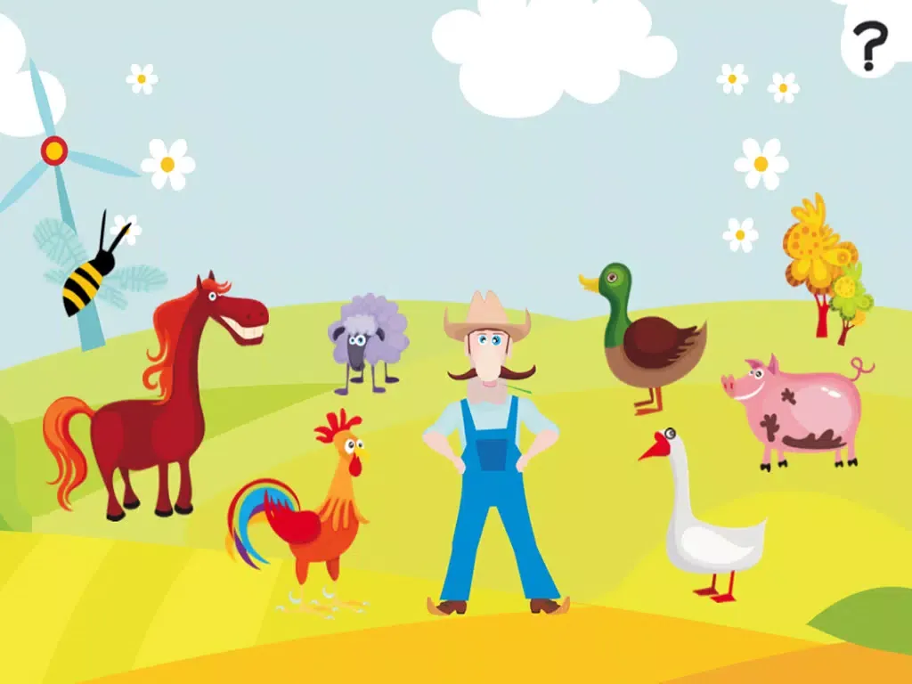 ABC German Learn-ing With Fun: Free Education-al Game For Spell-ing Out Farm Animal-s with Fun & Play iPad 应用截图