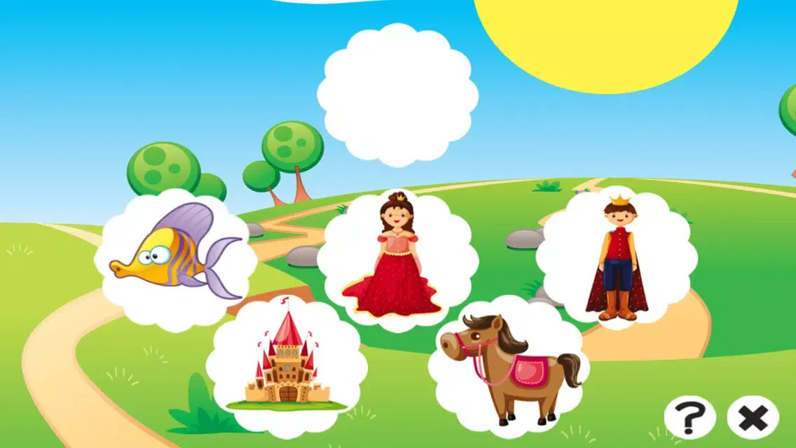 Baby`s & Kids First Spot the Mistake-s Education-al Learn-ing Game! Find Difference-s in Magic Fairy-Tale Land! سکرین شاٹس