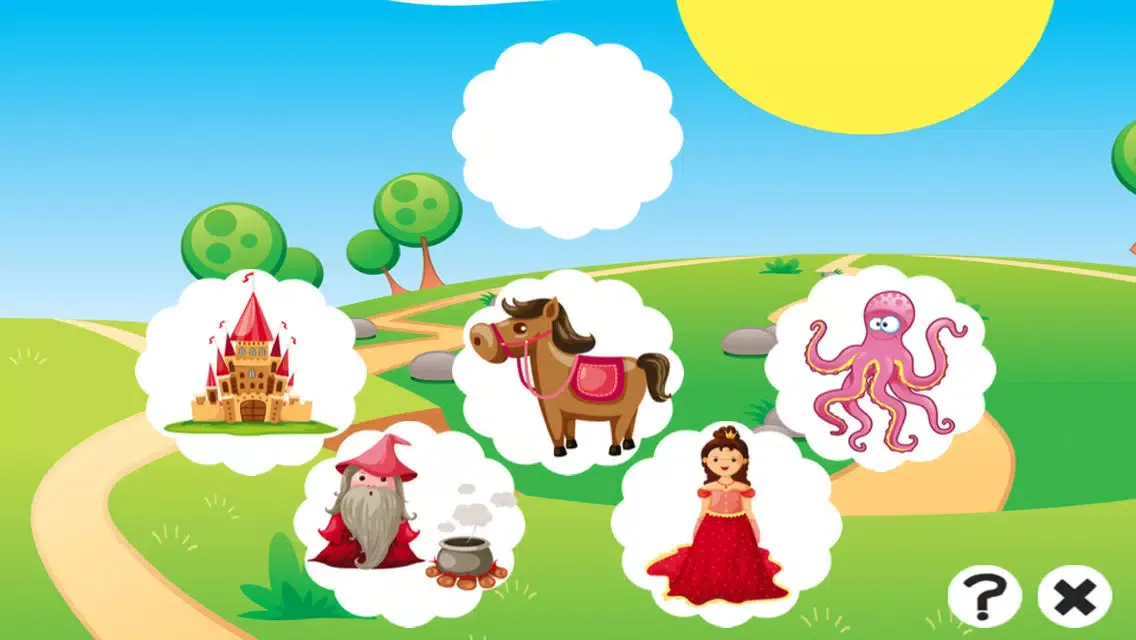Baby`s & Kids First Spot the Mistake-s Education-al Learn-ing Game! Find Difference-s in Magic Fairy-Tale Land! سکرین شاٹس
