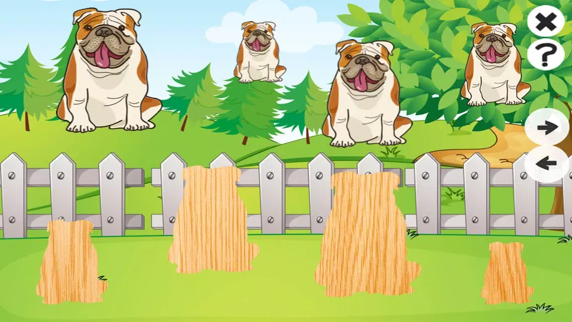 Animal Dog-s And Cute Puppies Puzzle Game For Babies and Young Kids: Spot The Shadow Screenshots