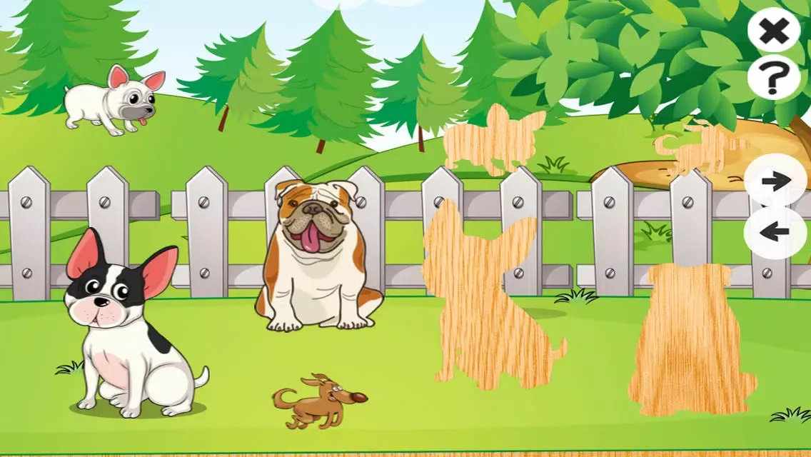 Animal Dog-s And Cute Puppies Puzzle Game For Babies and Young Kids: Spot The Shadow Screenshots