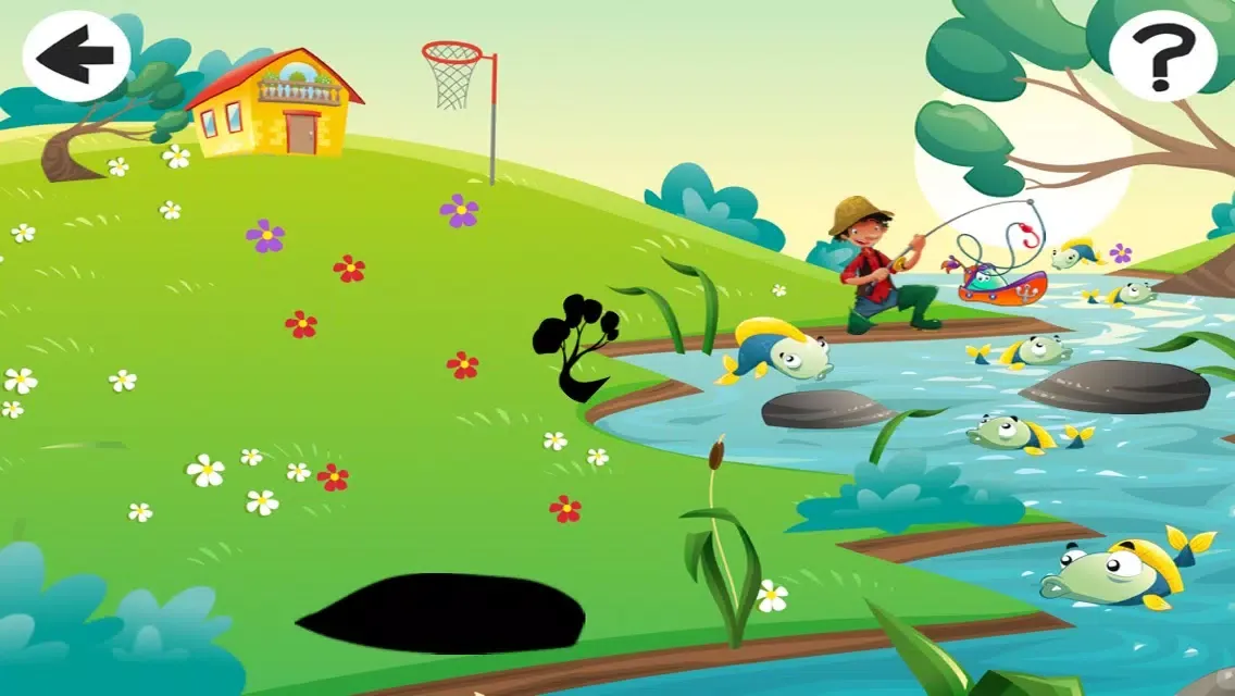 Ảnh chụp màn hình của A Fish-ing Game for Kid-s! My Toddler`s First Puzzle and Logic App For Easy Learn-ing