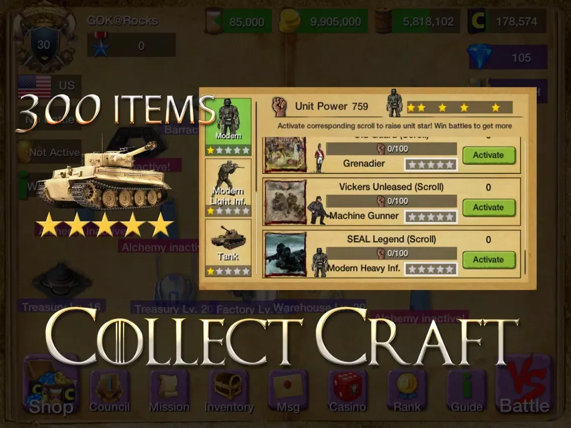 Civilization & Empire: War Age iPad 應用截圖