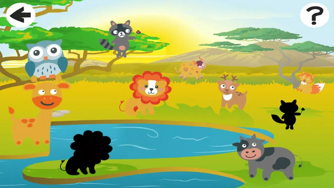 Animal-s from a Safari Trip in One Kid-s Puzzle Game For Play-ing, Teach-ing and Learn-ing應用截圖