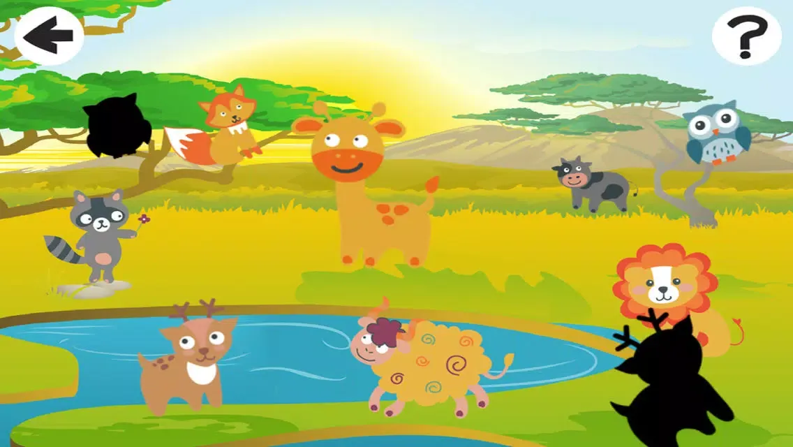 Animal-s from a Safari Trip in One Kid-s Puzzle Game For Play-ing, Teach-ing and Learn-ing應用截圖