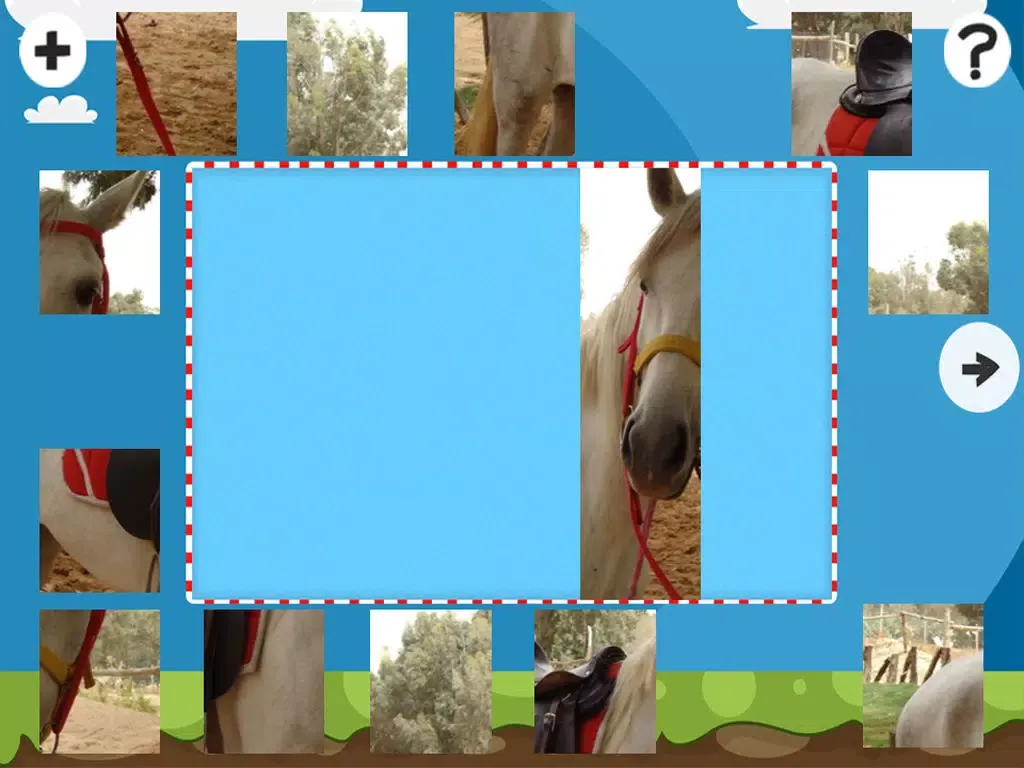 Tangkapan layar Animal Puzzle For Pony and Horse Lovers – Free Interactive Kids-Game To Learn Logical Thinking with Fun iPad 