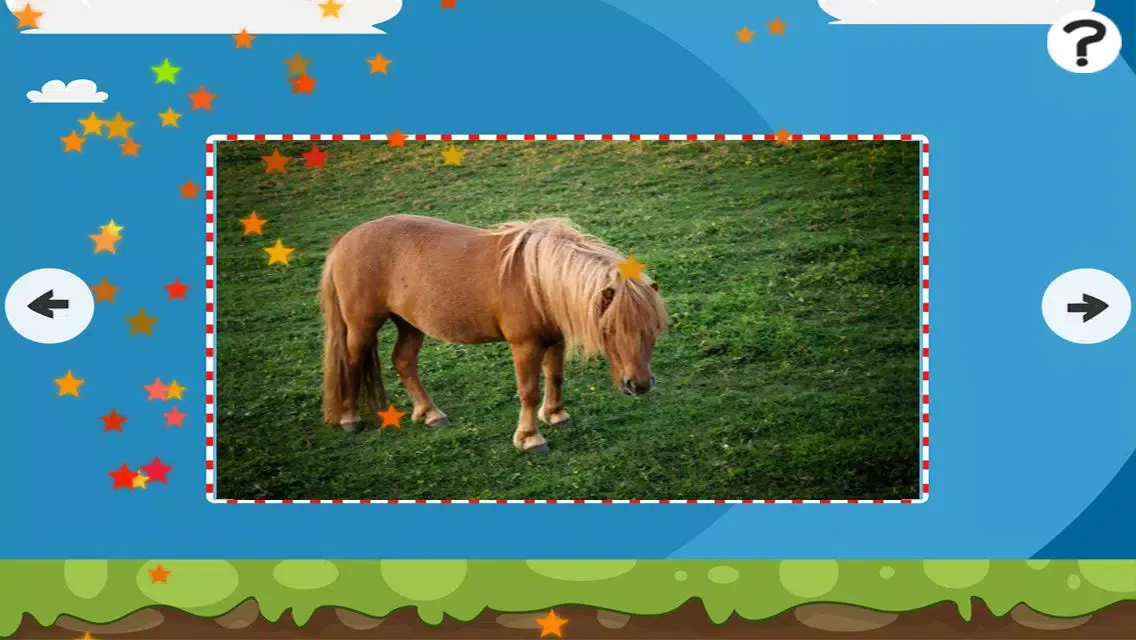 Tangkapan layar Animal Puzzle For Pony and Horse Lovers – Free Interactive Kids-Game To Learn Logical Thinking with Fun