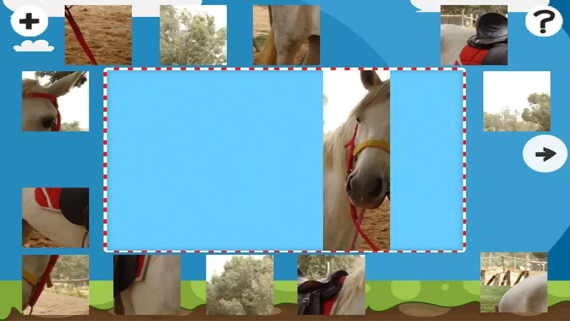 Tangkapan layar Animal Puzzle For Pony and Horse Lovers – Free Interactive Kids-Game To Learn Logical Thinking with Fun