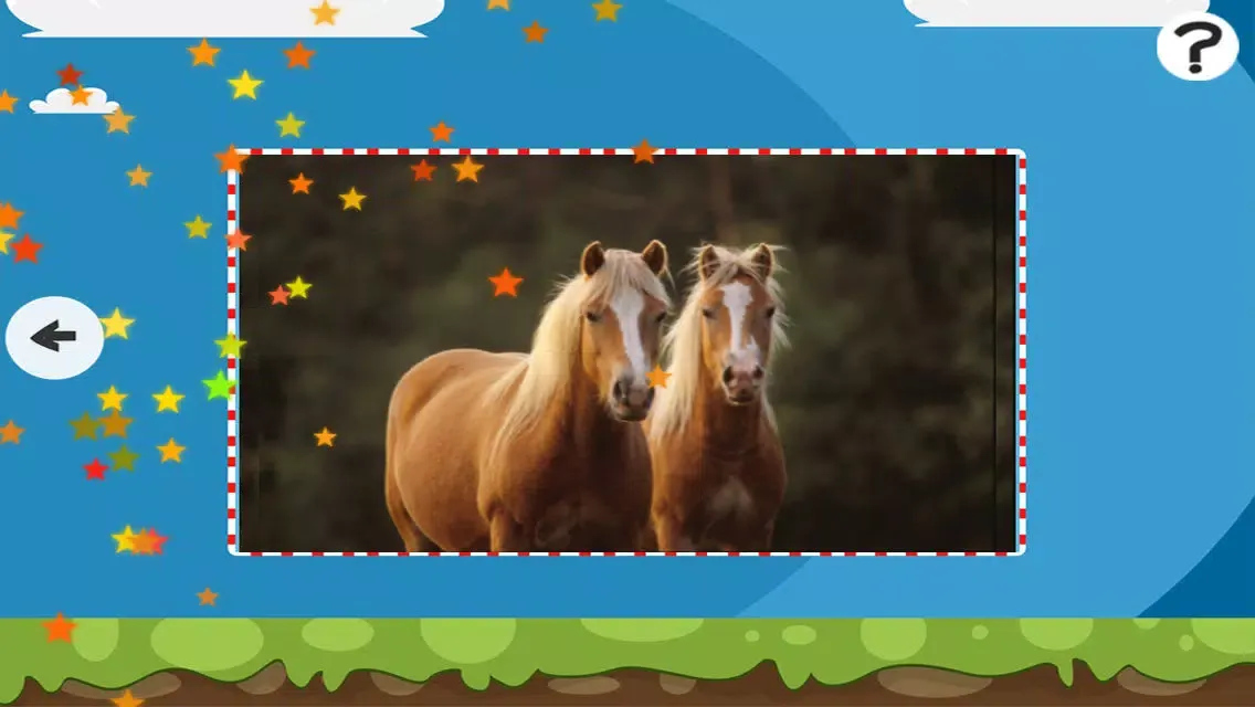 Screenshot di A Horse Puzzle with Haflinger Ponies - Free Learning Game-Fun for Horse Lovers