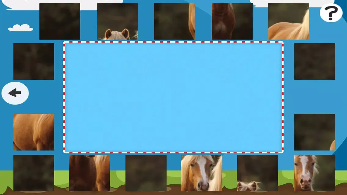 Screenshot di A Horse Puzzle with Haflinger Ponies - Free Learning Game-Fun for Horse Lovers