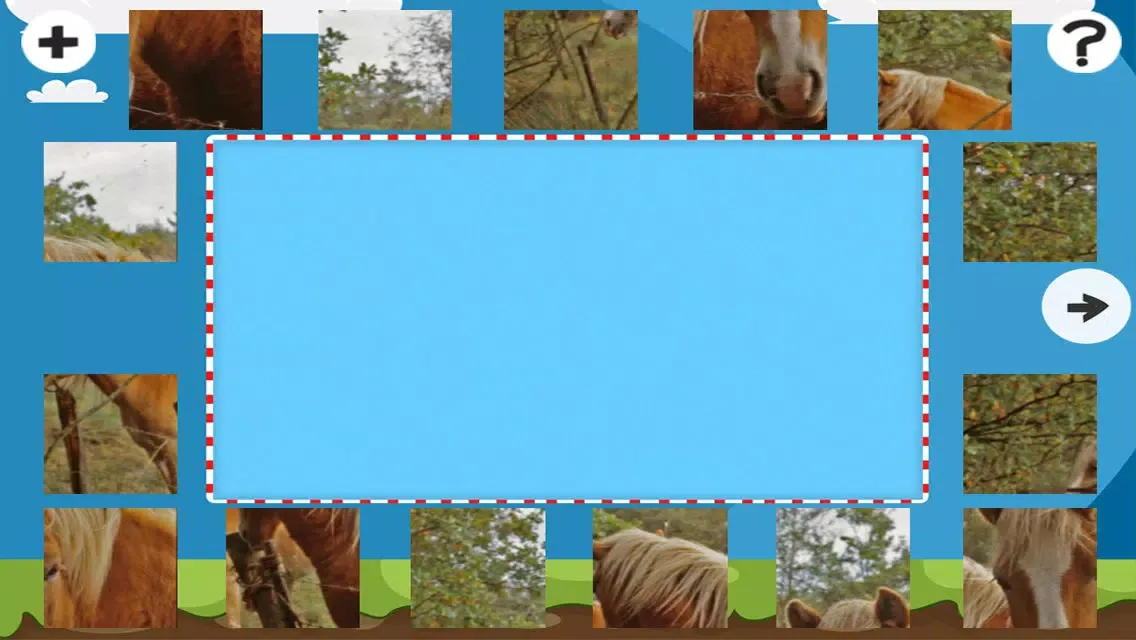 Screenshot di A Horse Puzzle with Haflinger Ponies - Free Learning Game-Fun for Horse Lovers