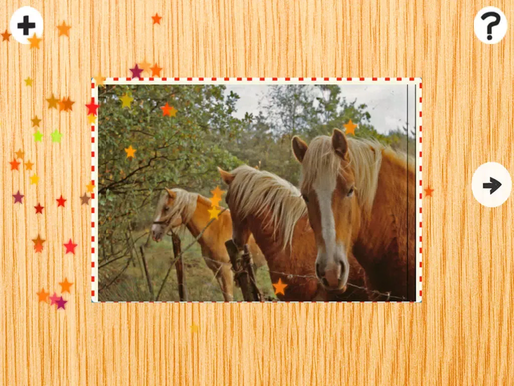 Animated Haflinger Horse-s Wood Puzzle With Beautiful Ponies - Gratis Educational Kids Game Fun For the Whole Family. Girls and Boys Learn iPad  Screenshots