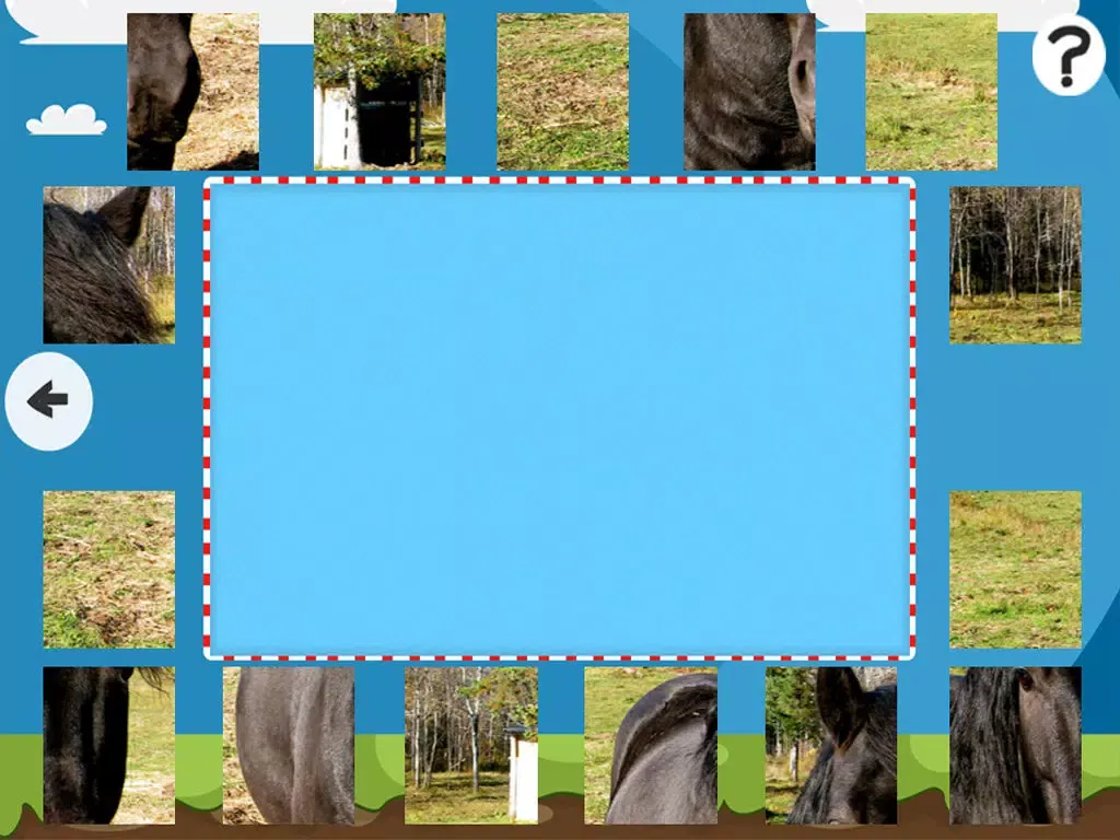 Ảnh chụp màn hình của A Puzzle With Horses and Ponies - Free Interactive Game For Kids Learn Logical Thinking with Fun iPad 