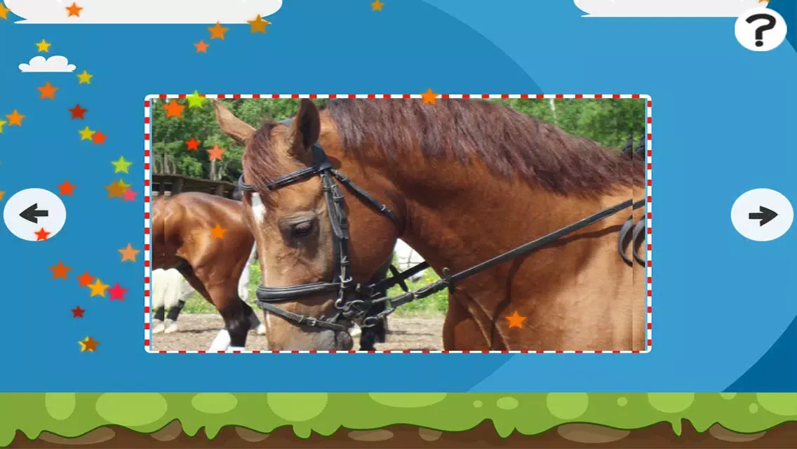 Ảnh chụp màn hình của A Puzzle With Horses and Ponies - Free Interactive Game For Kids Learn Logical Thinking with Fun
