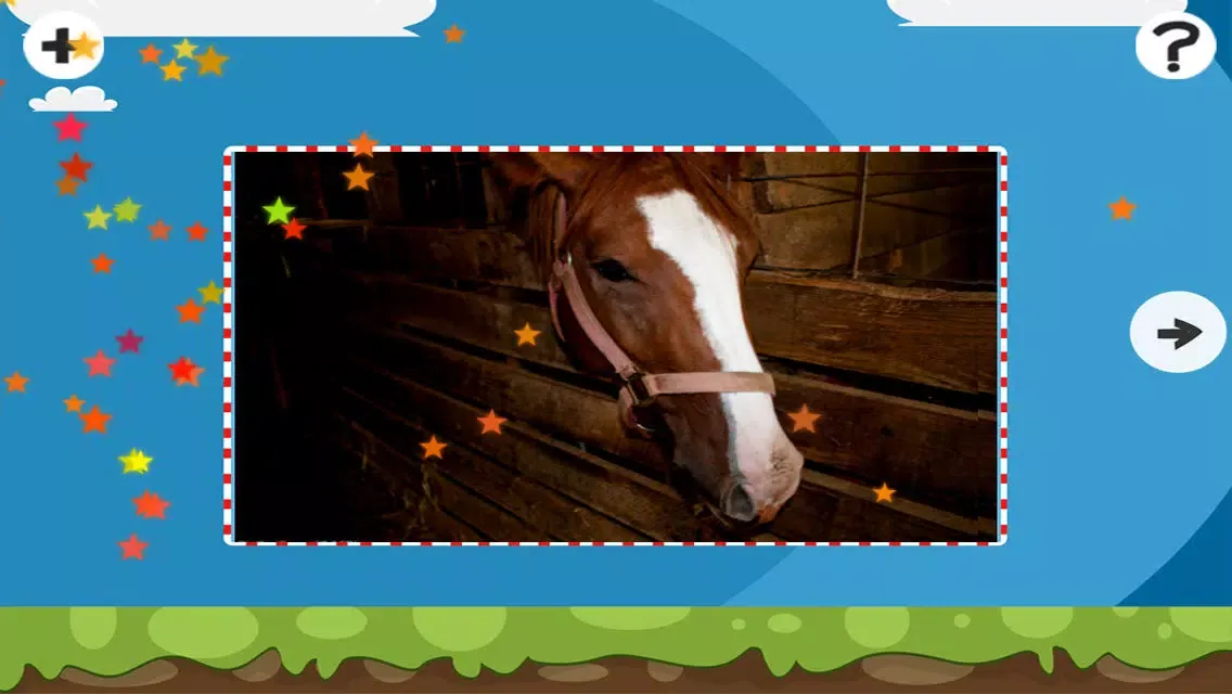 Ảnh chụp màn hình của A Puzzle With Horses and Ponies - Free Interactive Game For Kids Learn Logical Thinking with Fun