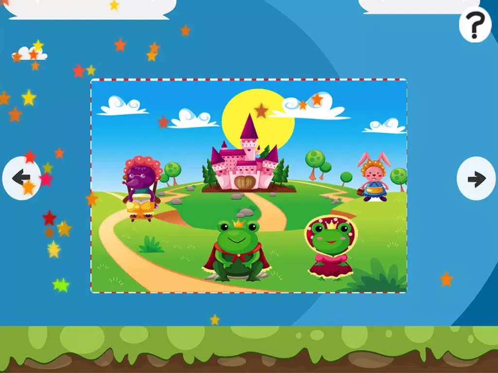 Screenshot di A Magic Horse-s Puzzle in the Fairy-Tale World! Free Kid-s Learn-ing Game-s with Fun iPad 