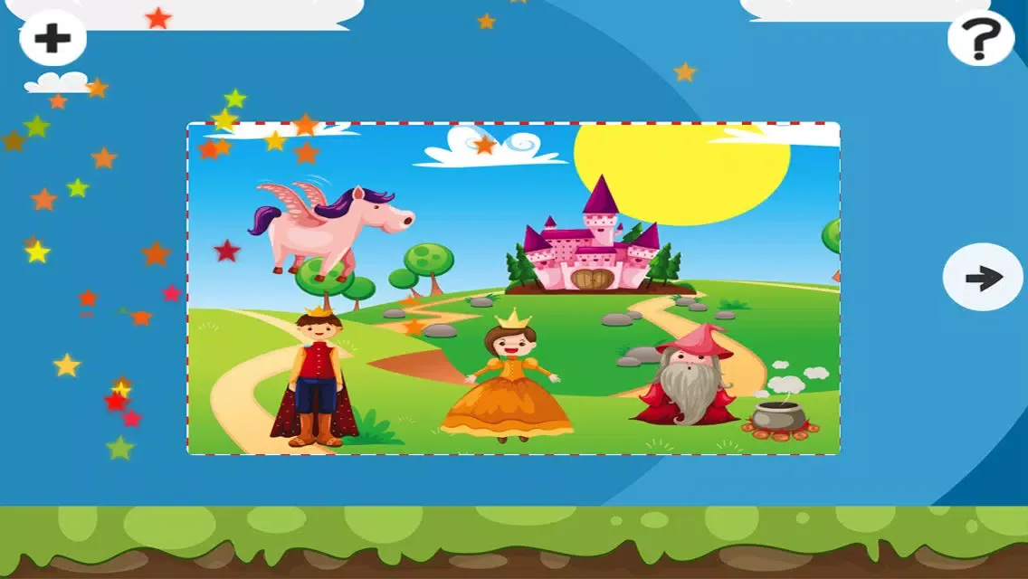 Screenshot di A Magic Horse-s Puzzle in the Fairy-Tale World! Free Kid-s Learn-ing Game-s with Fun