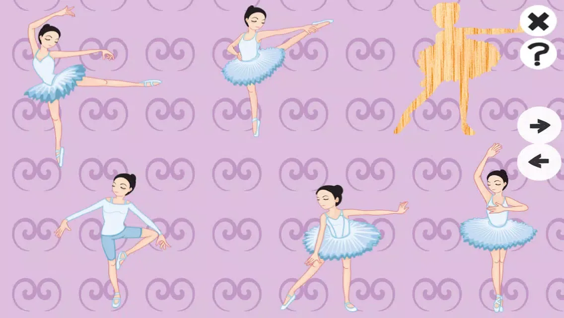 Animated Ballet Whood Puzzle For Kids And Babies!Kinder App,Family Fun&Eductaional Game,Learn Shapes 스크린샷