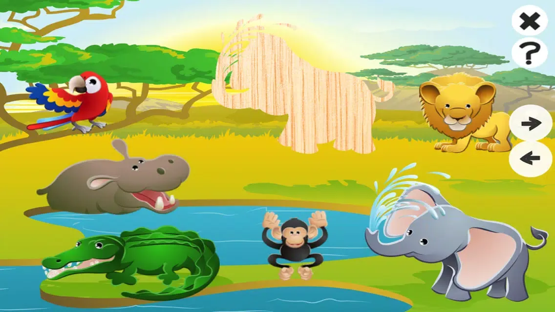 Animated Animal Puzzle For Babies and Small Children! Free Kids Game: Learning Logic with Fun&Joy 스크린샷