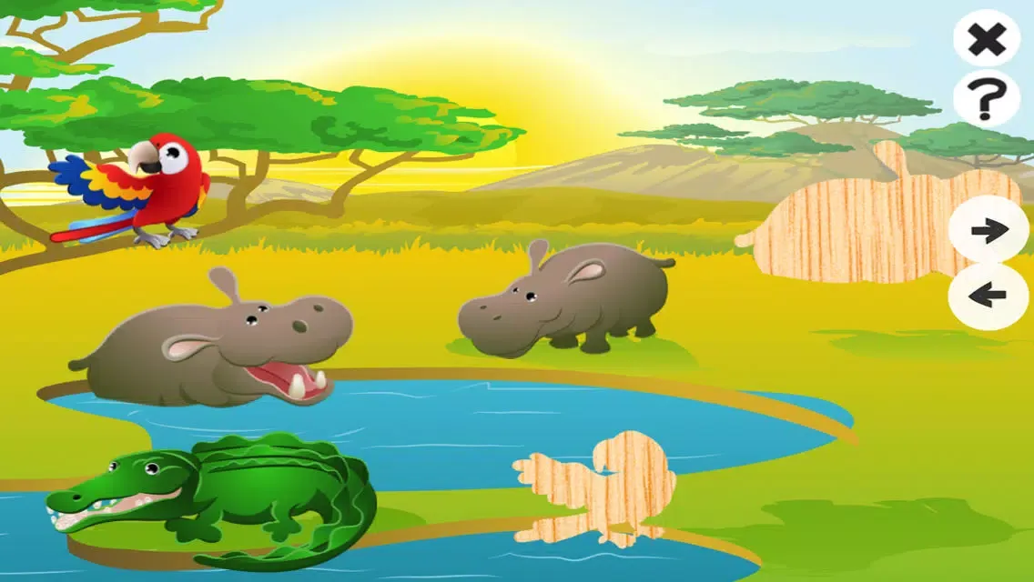Animated Animal Puzzle For Babies and Small Children! Free Kids Game: Learning Logic with Fun&Joy 스크린샷