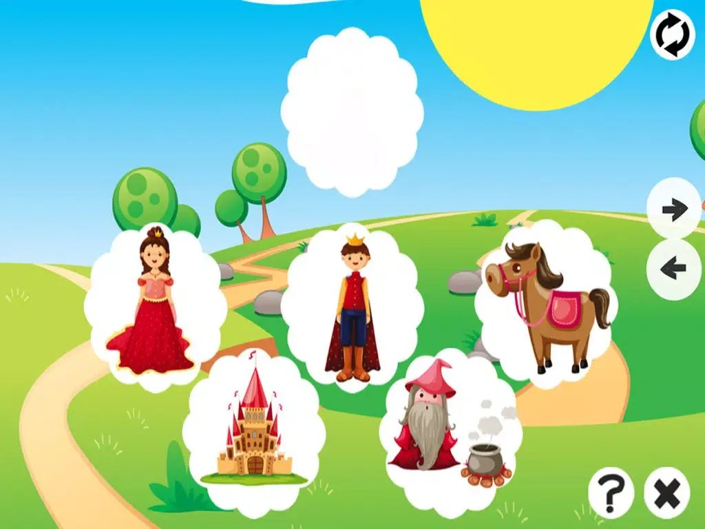 Tangkapan layar Animated Animal Memo Game For Kids And Babies! For Free: Educational Training App For The Whole Family. Remember Me&Learn to Memorize Horses & Princess iPad 