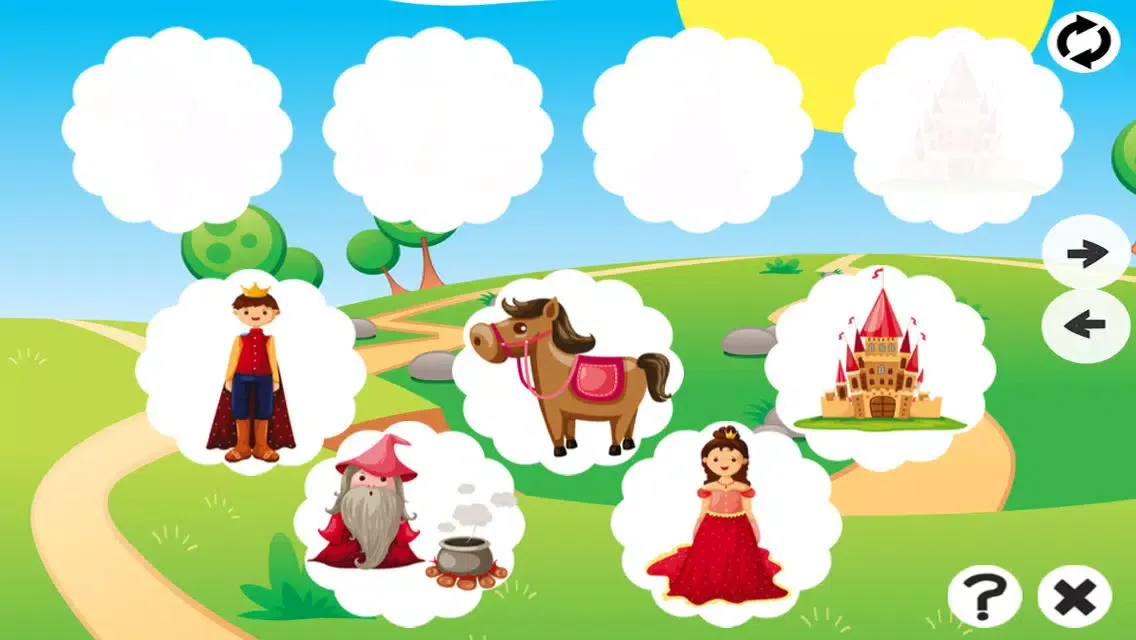 Tangkapan layar Animated Animal Memo Game For Kids And Babies! For Free: Educational Training App For The Whole Family. Remember Me&Learn to Memorize Horses & Princess