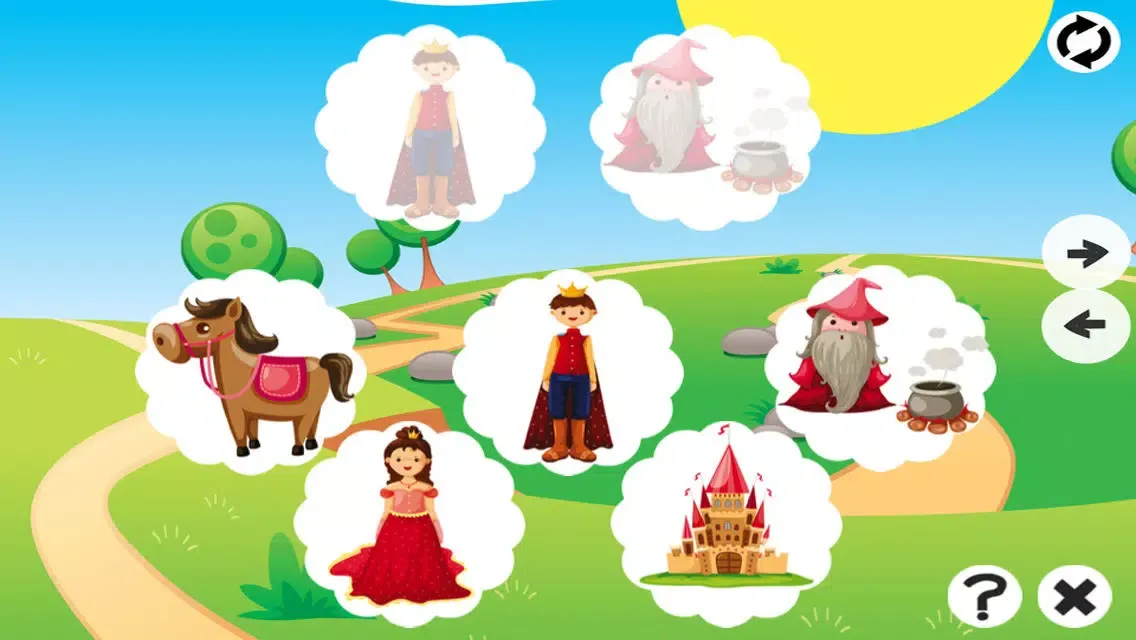 Tangkapan layar Animated Animal Memo Game For Kids And Babies! For Free: Educational Training App For The Whole Family. Remember Me&Learn to Memorize Horses & Princess