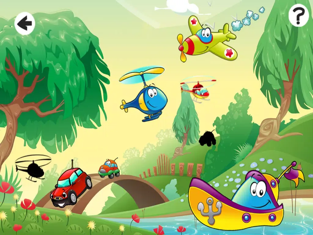Capturas de pantalla de Animated Airplane Game for Baby & Kids: Tricky Puzzle iPad 