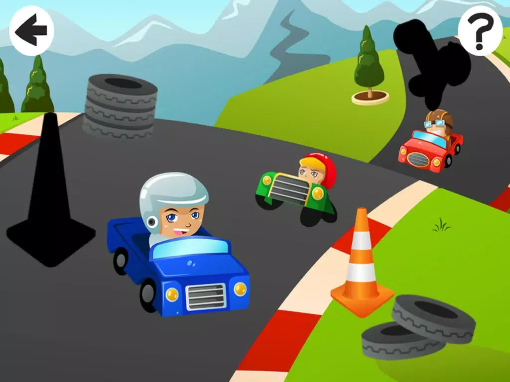 Screenshot di Find the Shadow of Animated Car-s in one Baby & Kids Game Tricky Puzzle for My Toddler`s First App iPad 