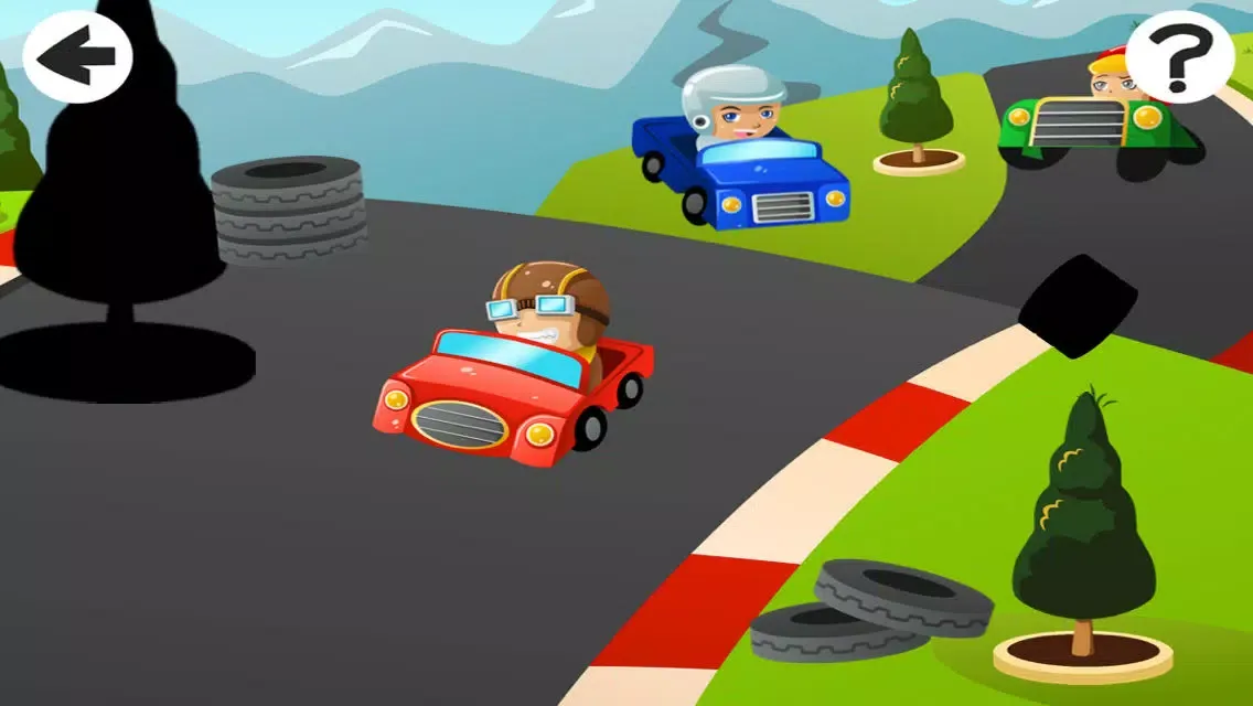 Screenshot di Find the Shadow of Animated Car-s in one Baby & Kids Game Tricky Puzzle for My Toddler`s First App