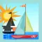 A Sail-ing Boat Race Count-ing & Learn-ing Kid-s Game-s Shadow-s on the Open Sea