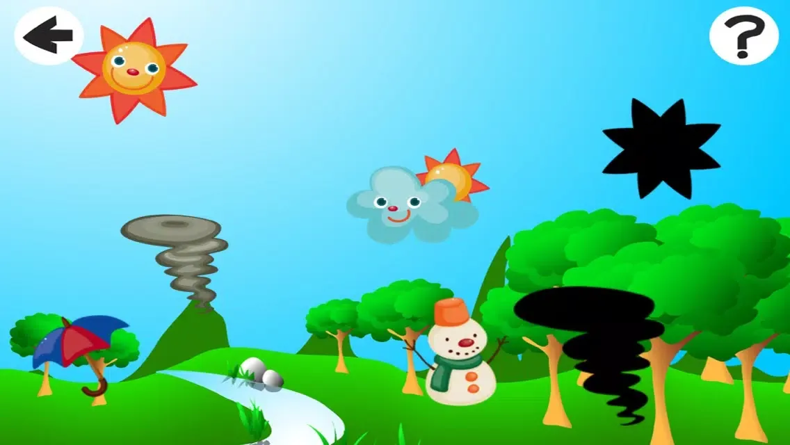 Animated Baby & Kid-s Game To Learn About the Weather in an App First steps for child-ren Screenshots