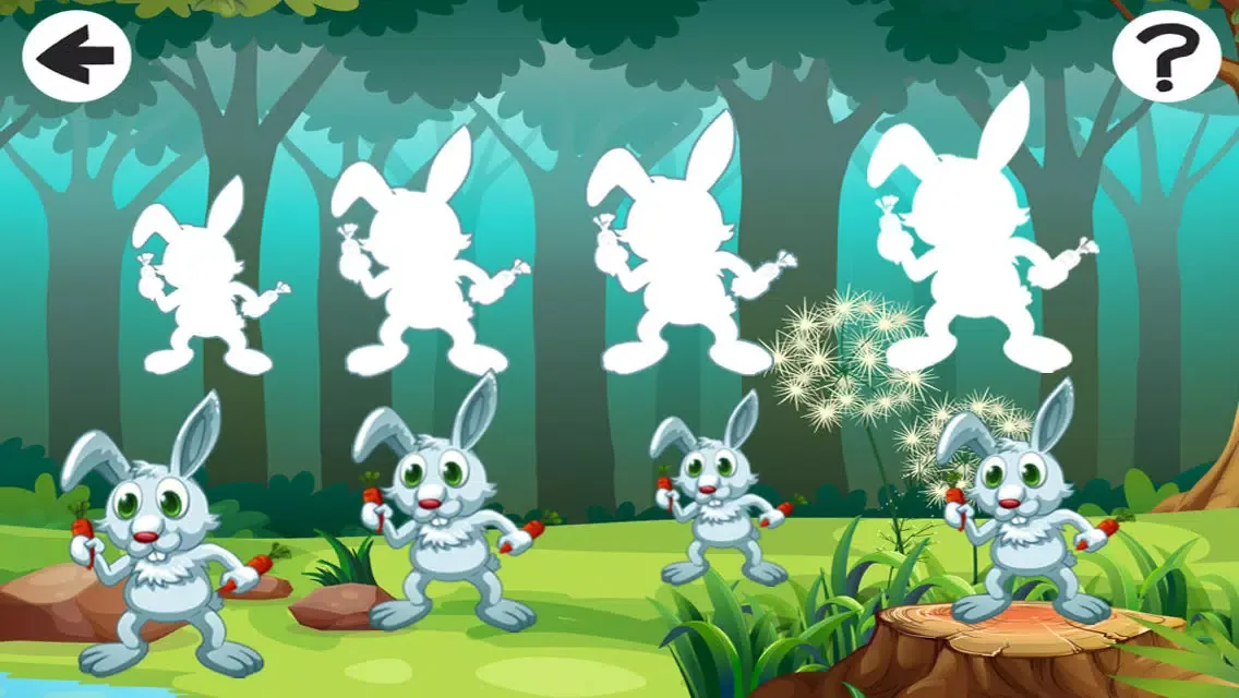 Capturas de tela do Crazy Monkey and Rabbit Easter Kid-s Game-s My Toddler-s Learn-ing Sort-ing