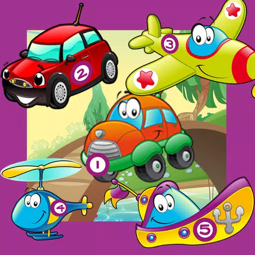 Animated Kids Game: Sorting all Vehicles, Air-plane and Car-s