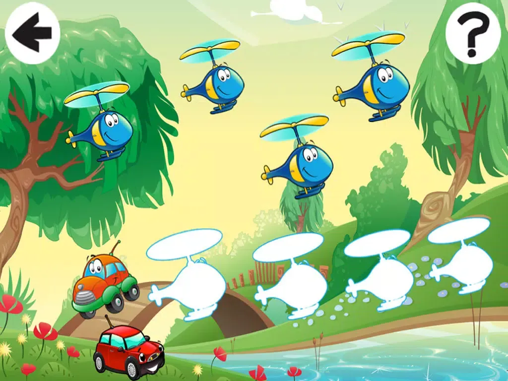 Animated Kids Game: Sorting all Vehicles, Air-plane and Car-s iPad  Screenshots