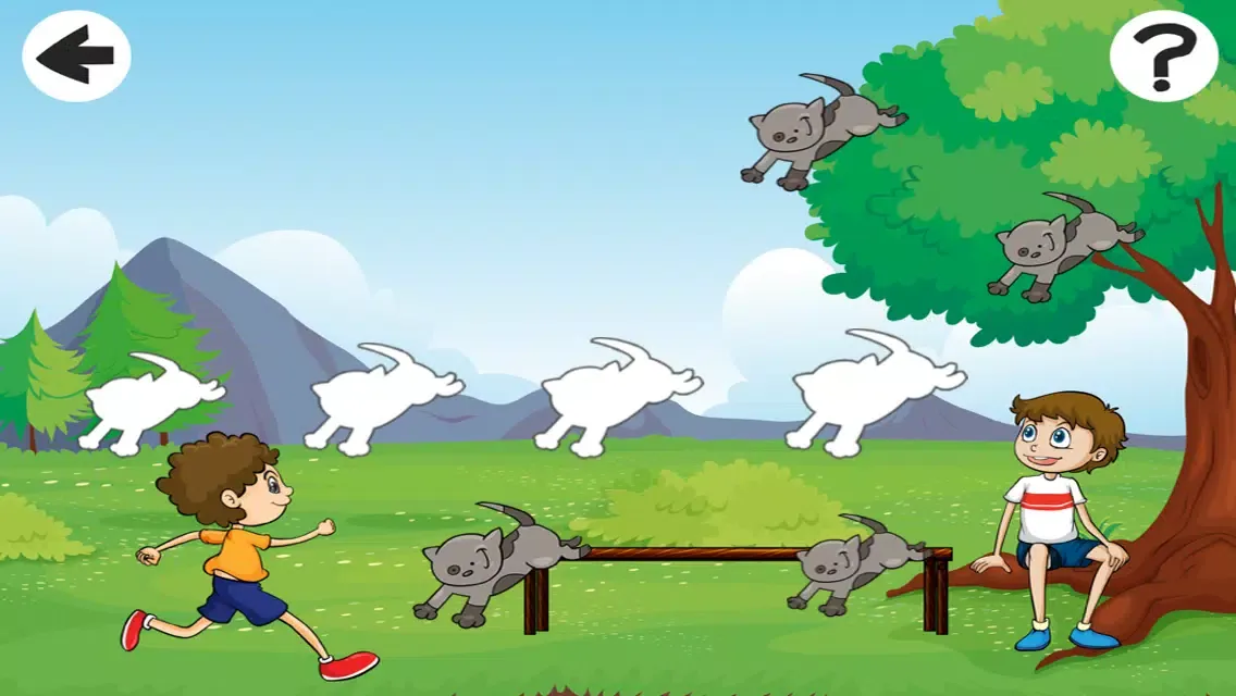 Capturas de tela do Animated Cat-s Sorting Games For Baby & Kids: Colour-ing Book & Shadow Puzzle With Little Kitten-s