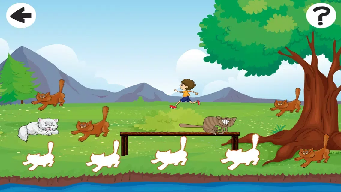 Capturas de tela do Animated Cat-s Sorting Games For Baby & Kids: Colour-ing Book & Shadow Puzzle With Little Kitten-s