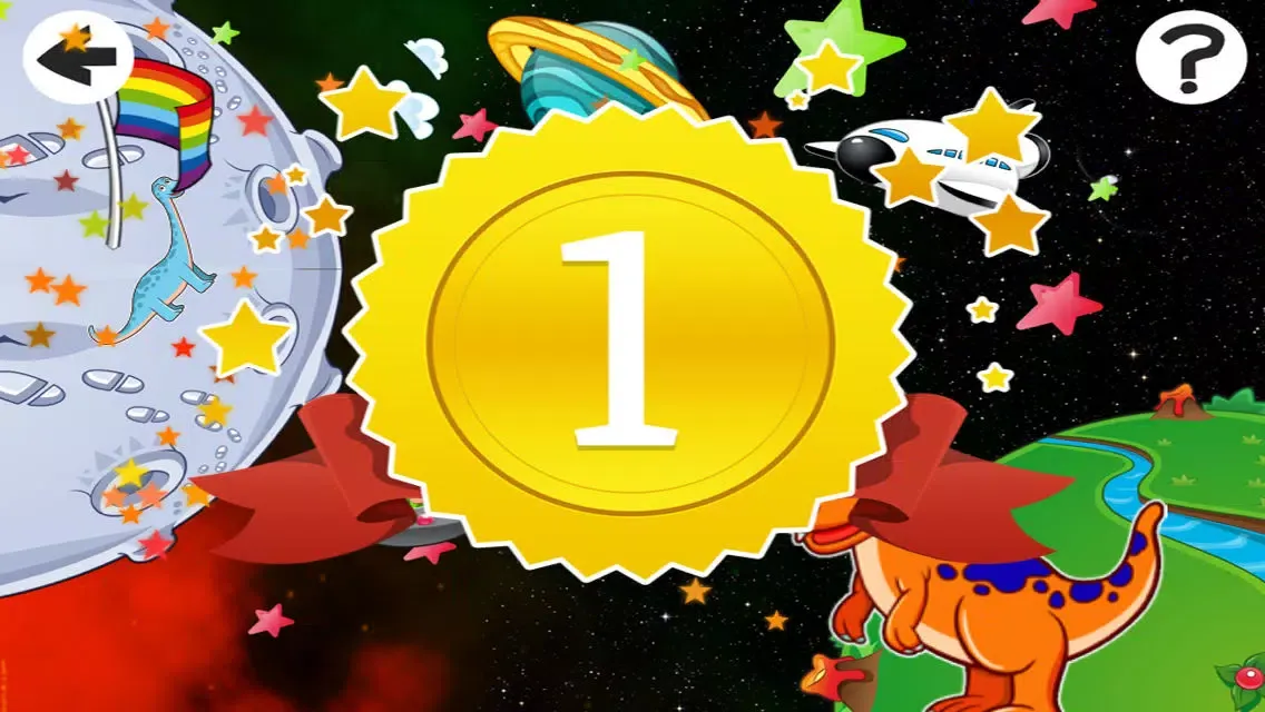 Alien-s Lost in Space with Robot-er, Dino-saur and Star-s In Fun-ny Kid-s Game-s应用截图