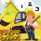 ABC & 123 Construction Worker Kids Game with Many Challenges! Free Learn-ing, Fun Play-ing Challenge