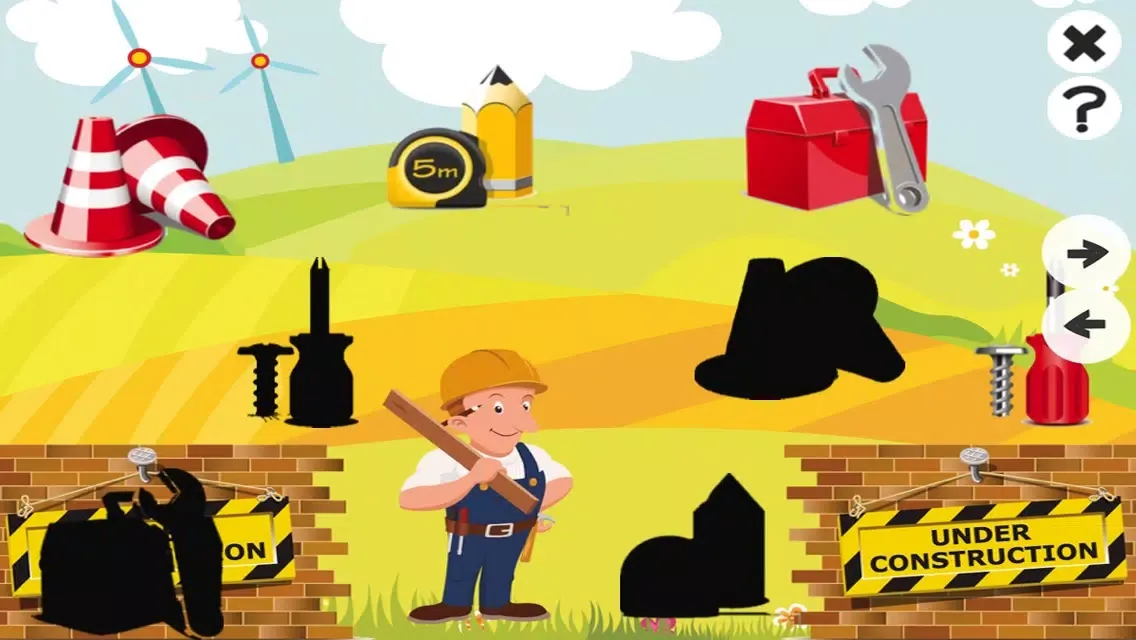 Ảnh chụp màn hình của ABC & 123 Construction Worker Kids Game with Many Challenges! Free Learn-ing, Fun Play-ing Challenge