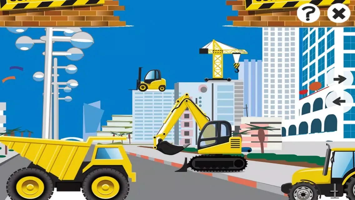 Ảnh chụp màn hình của ABC & 123 Construction Worker Kids Game with Many Challenges! Free Learn-ing, Fun Play-ing Challenge