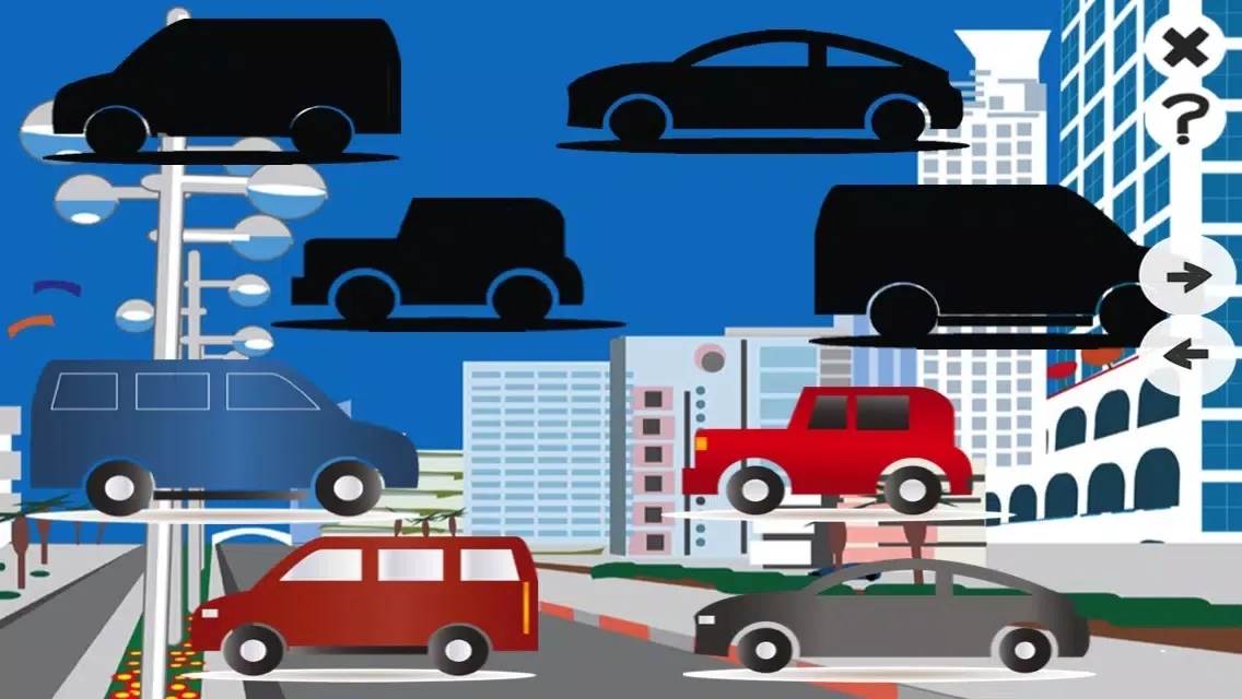 Screenshot di 123 & ABC Crazy Car Racing School App For Kids: Great Vehicle and Car Free Game for Small Children and Toddlers:Race Through Various Tasks and Math& Logic Challenges.Learn To Spell,Count,Right&Left,Find Shadows and More
