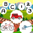 123 & ABC Cool Car-Race & Great Vehicle School App For Kids: Free Game for Children and Toddlers: Education Rally 123 & ABC Cool Car-Race & Great Vehicle School App For Kids: Free Game for Children and Toddlers: Education Rally