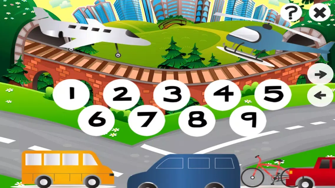 Capturas de tela do 123 & ABC Cool Car-Race & Great Vehicle School App For Kids: Free Game for Children and Toddlers: Education Rally