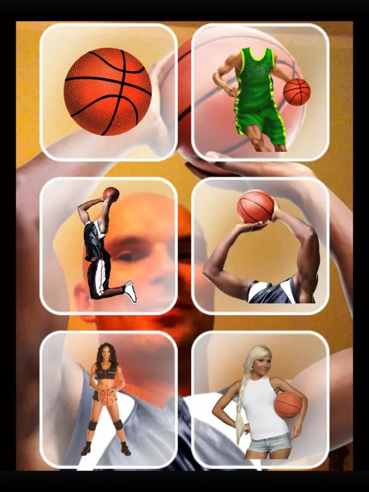 Capturas de tela do Basketball Photo Booth iPad 