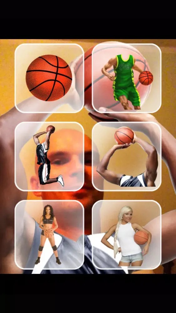 Capturas de tela do Basketball Photo Booth