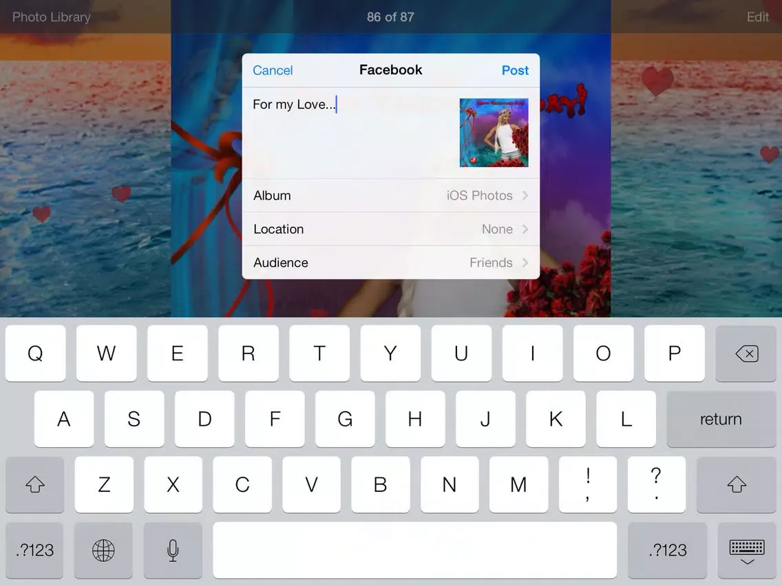 Captures d'écran de Valentine's Day 2018 iPad 