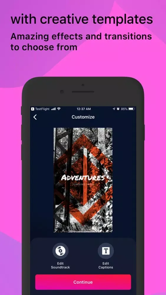 Video 9 - Story & Video Editor Screenshots