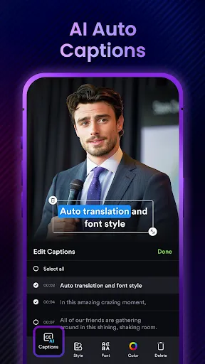 AI Video Editor: ShotCut AI应用截图